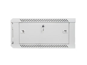 Dulap rack de perete 19", 4U, 600x600 mm, gri, V2