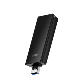 Adaptor Wireless Cudy WU5400, AX5400, Wi-Fi 6 Tri-Band, 2 x Antene interne, standard wireless 802.11 a/b/g/n/ac/ax