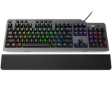 Tastatura gaming mecanica Lenovo Legion K500, iluminare RGB, switch Red, taste multimedia, Iron Grey
