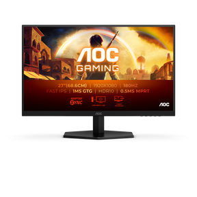 Monitor Gaming AOC 27G42E, 27", 1920 x 1080 pixeli, Black, 3 ani Garantie