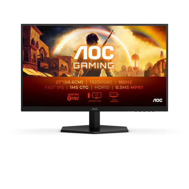 Monitor Gaming AOC 27G42E, 27", 1920 x 1080 pixeli, Black, 3 ani Garantie
