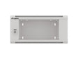 Dulap rack de perete 19", 4U, 600 mm, asamblare rapida, gri,