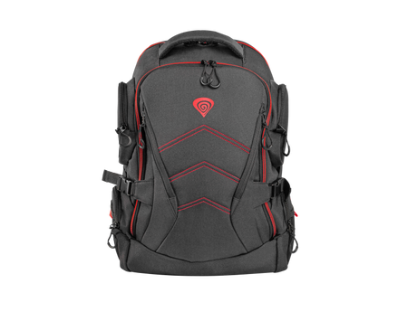 Rucsac laptop GENESIS PALLAD 550, compatibil dimensiune laptop 17.3 ", total numar buzunare 19, material polyester, capacitate 24 L, negru