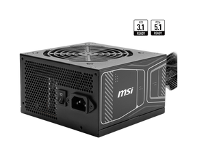 Sursa MSI MAG A750GN PCIE5 750W 80 PLUS GOLD, Active PFC, non modulara, Protectii OCP / OVP / OPP / OTP / SCP
