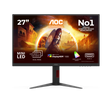 Monitor AOC 27" U27G4XM, Diagonal (inch): 27, Diagonal (cm): 68, Aspect ratio: 16:9, Panel: Fast IPS, Resolution: 3840x2160, Refresh Rate: 160Hz, Response time GtG: 1ms, Brightness (max): 1200 cd/m², Contrast (static) : 1000:1, Contrast (dynamic): 80M:1, Viewing angle: 178/178, Color Gamut Type