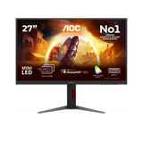 Monitor AOC 27" U27G4XM, Diagonal (inch): 27, Diagonal (cm): 68, Aspect ratio: 16:9, Panel: Fast IPS, Resolution: 3840x2160, Refresh Rate: 160Hz, Response time GtG: 1ms, Brightness (max): 1200 cd/m², Contrast (static) : 1000:1, Contrast (dynamic): 80M:1, Viewing angle: 178/178, Color Gamut Type