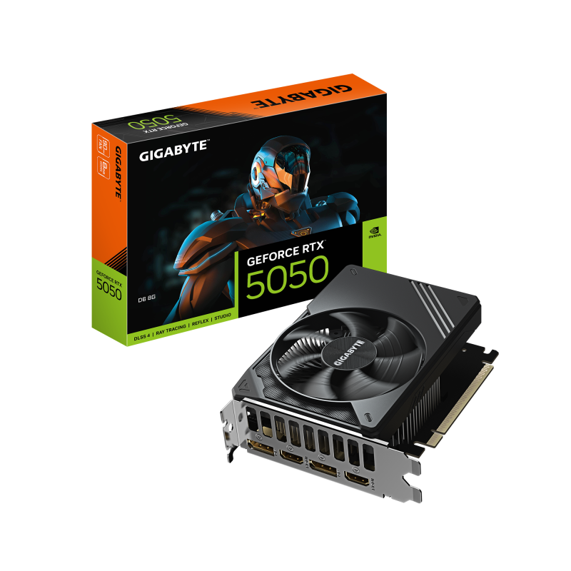 Placa video Gigabyte GeForce RTX 5050, 8GB GDDR6, PCI Express 5.0, 128-bit