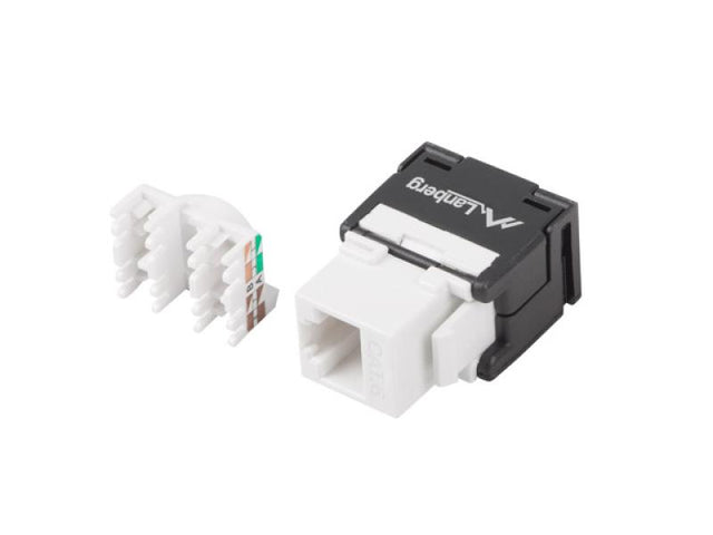 Modul Keystone fără scule RJ45LSA Cat.6 UTP 180°