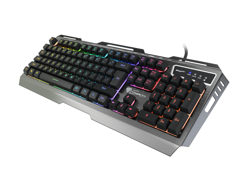 Tastatura Gaming GENESIS Rhod 420 RGB, RGB, USB, negru