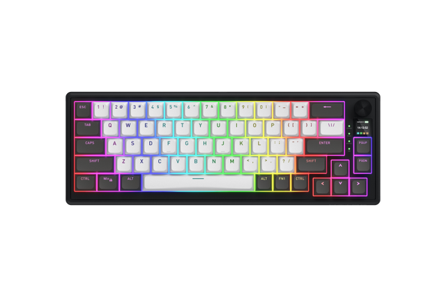 Tastatura Mecanica Gaming HATOR Skyfall Pro Wireless 65, RGB, Wireless, Negru