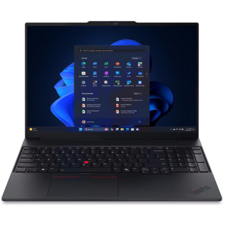 Notebook Business Lenovo ThinkPad E16 Gen 3, cu procesor AMD Ryzen 7 250, 16'' IPS, 32 GB DDR5, 1 TB SSD, AMD Radeon 780M, Fr OS