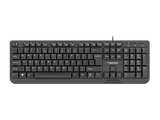 Tastatura cu fir Natec Trout Slim, lungime cablu 180 cm, numar taste 104, negru