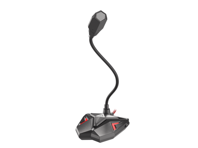 Microfon Genesis Radium 100, omnidirectional, frecventa raspuns 50 - 16000 Hz, lungime cablu 150cm, negru