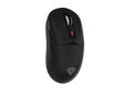 Mouse gaming wireless Gensesis Zircon 660, senzor optic Pixart PAW3311, interfata USB, rezolutie maxima 12000 DPI, numar butoane 6, iluminare RGB, switch mecanic Huano Purple 90M, negru