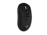 Mouse gaming wireless Gensesis Zircon 660, senzor optic Pixart PAW3311, interfata USB, rezolutie maxima 12000 DPI, numar butoane 6, iluminare RGB, switch mecanic Huano Purple 90M, negru