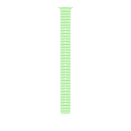 49mm Neon Green Ocean Band Extension - Black Titanium Finish