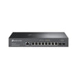 Switch TP-Link SG3210X-M2, 8 x porturi RJ 45, 2 x SFP+, viteza LAN 100/1000/2500 MBps, Layer L2+, capacitate 80 Gbps, dimensiuni 294 × 180 × 44 mm