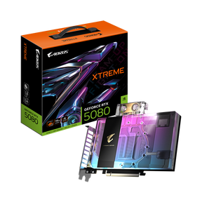 Placa Video GIGABYTE AORUS GEFORCE RTX 5080 XTREME WATERFORCE WB 16GB GDDR7 256 bit, 3x DP 1x HDMI