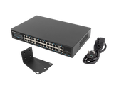 Switch  24x 1 Gb PoE+ / 2x Gb / 2x SFP, rack 19", Gigabit Ethernet, 250W