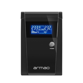 UPS ARMAC OFFICE O/1500F/LCD LINE-INTERACTIVE 1500VA 3X SCHUKO OUTLETS USB-B LCD METAL CASE
