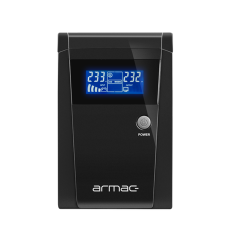 UPS ARMAC OFFICE O/1500F/LCD LINE-INTERACTIVE 1500VA 3X SCHUKO OUTLETS USB-B LCD METAL CASE