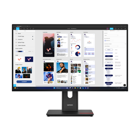 Monitor Consumer Lenovo ThinkVision T32UD-40, 31.5", 3840 x 2160 pixeli, Black, 2 ani Garantie