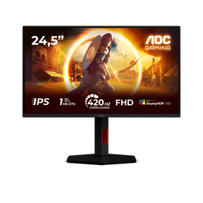 Monitor Gaming AOC 25G4KUR, 24.5", 1920x1080 pixeli, Black, Red