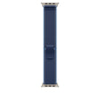 49mm Blue/Bright Blue Trail Loop - S/M - Natural Titanium Finish