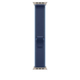 49mm Blue/Bright Blue Trail Loop - S/M - Natural Titanium Finish