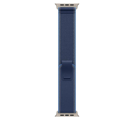 49mm Blue/Bright Blue Trail Loop - S/M - Natural Titanium Finish