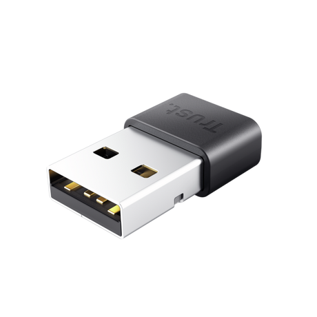 Adaptor Bluetooth Trust Myna 5.4, viteza maxima transfer 0375 MB/s, negru