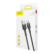 Cablu Date si Incarcare USB-A - USB-C Baseus Cafule, 18W, 1m, Gri CATKLF-BG1, gri