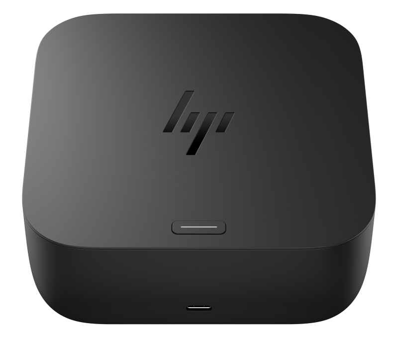 HP USB-C Dock G6 100W, Porturi: 2x USB Type-C (data & 15W USB Power Delivery)/ 1x USB Type-A 10Gbs/ 2x USB Type-A 5Gbs/ 2x DisplayPort 1.4/ 1x RJ-45/ 1x HDMI 2.1, Dimensiuni: 12.1 x 12.1 x 5.1 cm, Greutate: 0.68Kg, 3yw