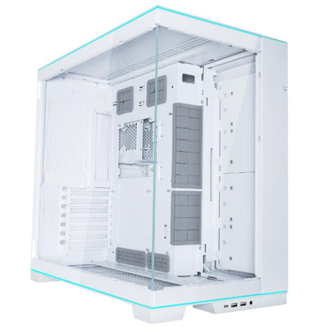 Carcasa LIAN LI 011 Dynamic EVO RGB, Mid Tower, White