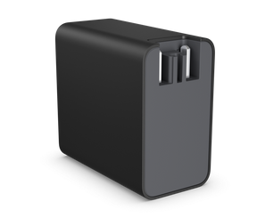 HP Charger 100W Gallium Nitride Wall, USB Type-C, Dimensiuni: 60 x 56.5 x 32 mm. Greutate: 190g