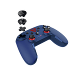 Controller wireless Trust GXT 542 Muta, material ABS, 15 butoane, compatibil cu pc, laptop, consola gaming, smartphone, tableta, albastru