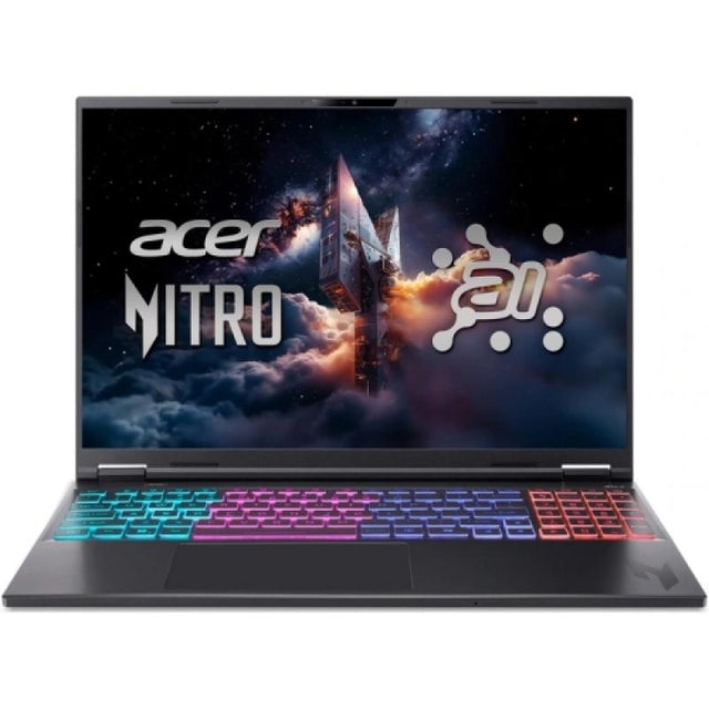 Notebook Gaming Acer Nitro 16S AI, cu procesor Ryzen AI 9 365, 16'' IPS, 32 GB DDR5, 1 TB SSD, NVIDIA GeForce RTX 5070, 8GB GDDR7, Fr OS