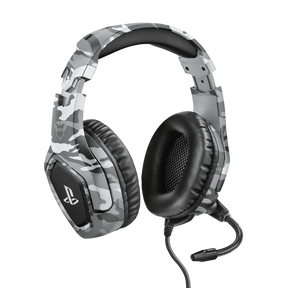Casti gaming Trust GXT 488 Forze cu fir, lungime cablu 120 cm, frecventa raspuns 20 Hz, 20.000 Hz, sunet stereo, frecventa raspuns microfon 50 Hz, 10.000 Hz, pentru PS4 si PS5, gri