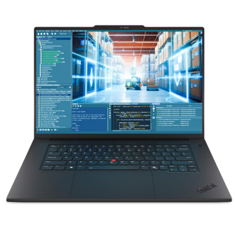 Laptop Workstation Lenovo ThinkPad P1 Gen 8, cu procesor Intel Core Ultra 9 285H, 16'' IPS, 32 GB LPDDR5x, 1 TB, NVIDIA RTX PRO 1000, 8GB GDDR7, Windows 11 Pro, 3 ani Garantie