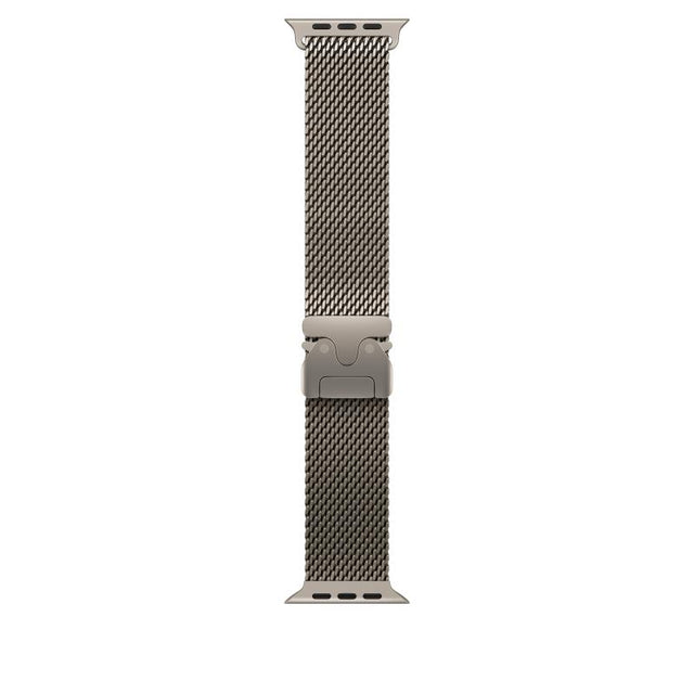 49mm Natural Titanium Milanese Loop - Medium