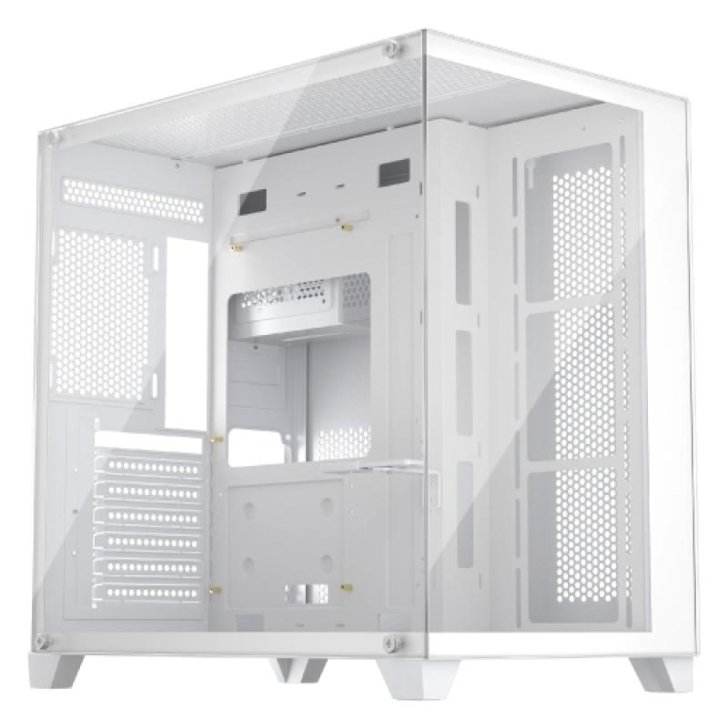 Carcasa 1STPLAYER Gaming MV8 TP WHITE
