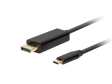 Cablu USB-C(M)  DisplayPort(M) 0,5 m 4K 60Hz negru