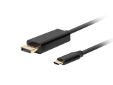 Cablu USB-C(M)  DisplayPort(M) 0,5 m 4K 60Hz negru