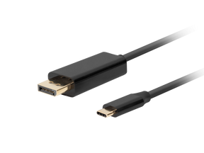 Cablu USB-C(M)  DisplayPort(M) 0,5 m 4K 60Hz negru