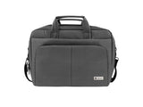 Geanta laptop Natec Gazelle, compatibilitate dimensiune laptop 15.6", 3 compartimente, material Polyester, gri