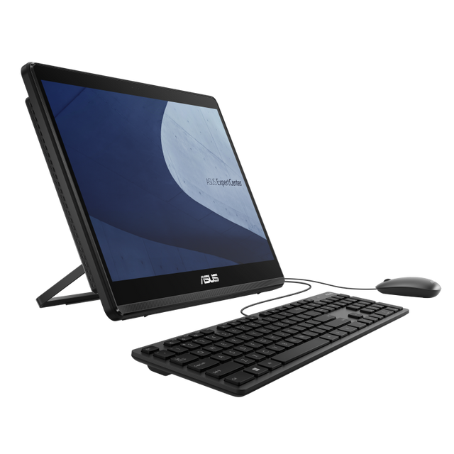 All-in-One Business ASUS ExpertCenter E1 cu procesor Intel Celeron N4500 pana la 2.8GHz, 15.6 inch, FHD, 8 GB, Intel UHD Graphics, FreeDos, Black, 0