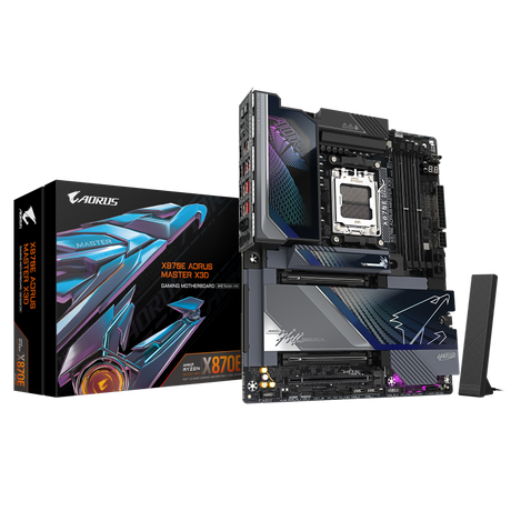 Placa de baza Gigabyte X870E AORUS MASTER X3D, Socket AM5, DDR5, ATX