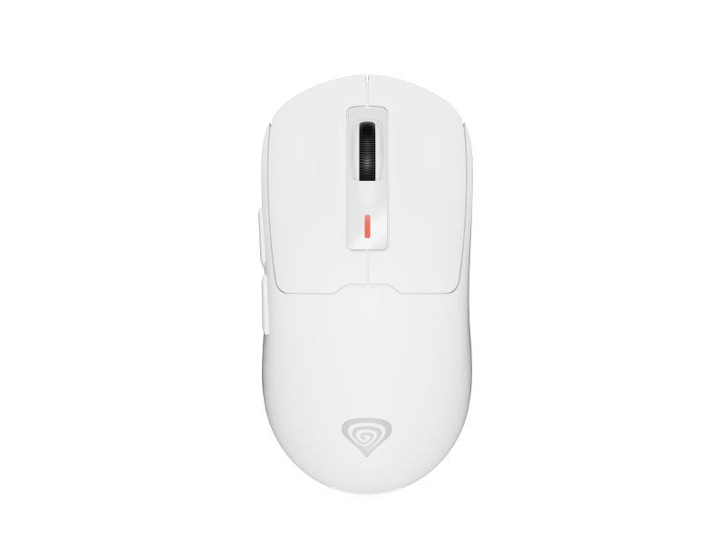 Mouse gaming wireless Gensesis Zircon 660 PRO, senzor optic Pixart PAW3395, interfata USB, rezolutie maxima 26000 DPI, numar butoane 6, iluminare RGB, switch mecanic Kailh 8.0, alb