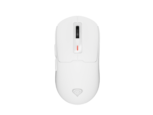 Mouse gaming wireless Gensesis Zircon 660 PRO, senzor optic Pixart PAW3395, interfata USB, rezolutie maxima 26000 DPI, numar butoane 6, iluminare RGB, switch mecanic Kailh 8.0, alb