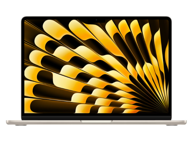 MacBook Air 13.6" Retina/Apple M4 (CPU 10-core, GPU 10-core, Neural Engine16-core)/16GB/512GB - Starlight -US KB (2025) 35W USB‑C (Cto fromMW103RO/A)